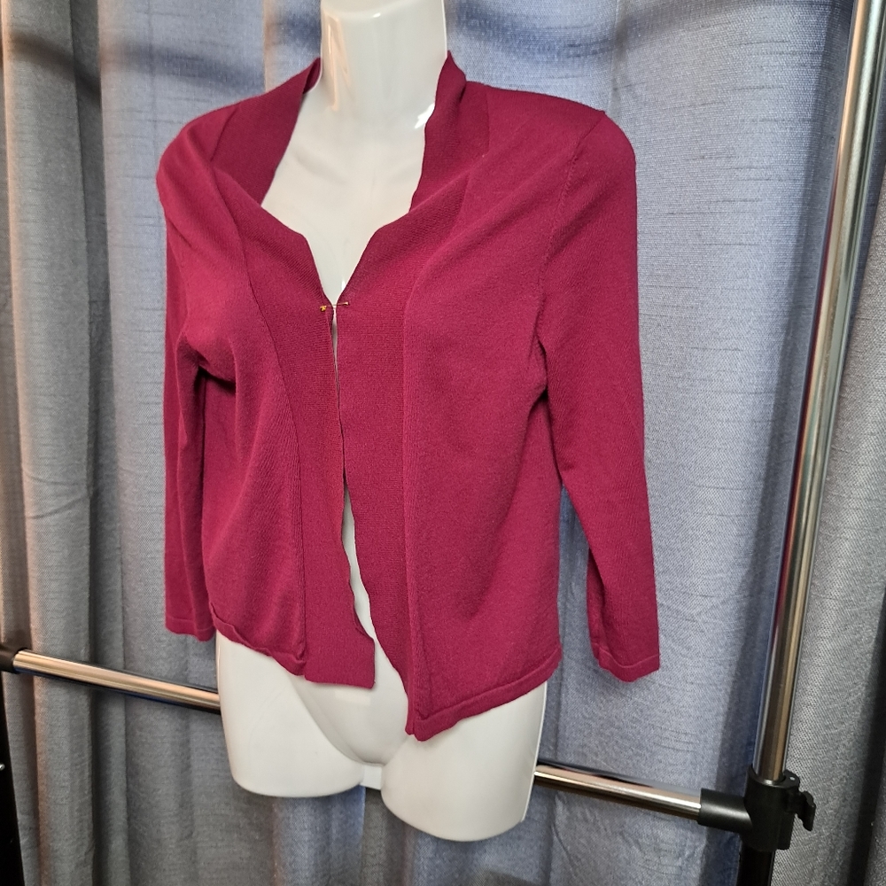 Red limited cardigan sweater
